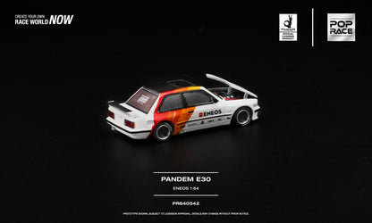 [Pre-Order] Pop Race PANDEM E30 ENEOS PR640542 1/64 Diecast