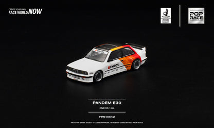 [Pre-Order] Pop Race PANDEM E30 ENEOS PR640542 1/64 Diecast