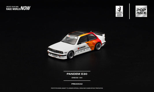 [Pre-Order] Pop Race PANDEM E30 ENEOS PR640542 1/64 Diecast