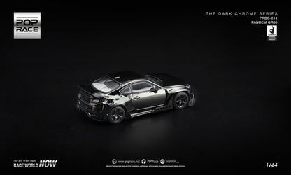 [Pre-Order] Pop Race PANDEM GR 86 - DARK CHROME PRDC014 1/64 Diecast