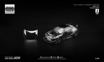 [Pre-Order] Pop Race PANDEM GR 86 - DARK CHROME PRDC014 1/64 Diecast