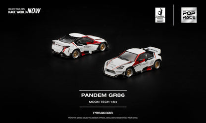 [Pre-Order] Pop Race PANDEM GR 86 MOONTECH PR640338 1/64 Diecast