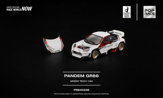 [Pre-Order] Pop Race PANDEM GR 86 MOONTECH PR640338 1/64 Diecast