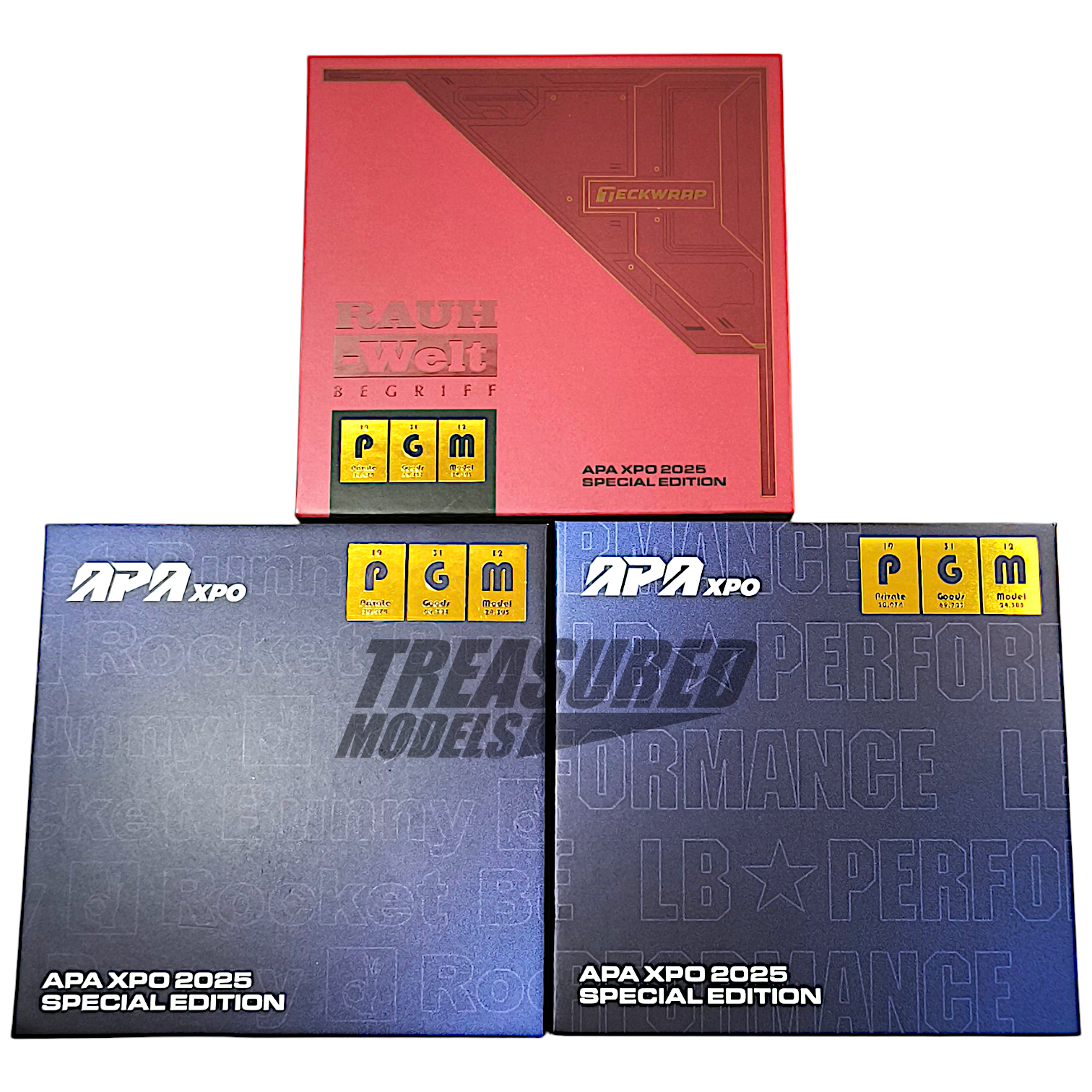 PGM Set of 3 Lamborghini LB-Works Aventador Porsche RWB 930 Nissan GT-R R35 APAxpo 2025 Special Edition