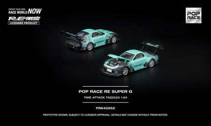 [Pre-Order] Pop Race POP RACE RE SUPER G TIME ATTACK TAS 2025 PR640262 1/64 Diecast