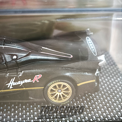 Tarmac Works Pagani Huayra R Matt Black Carbon Fiber T64G-TL035-MBCF 1/64 Diecast