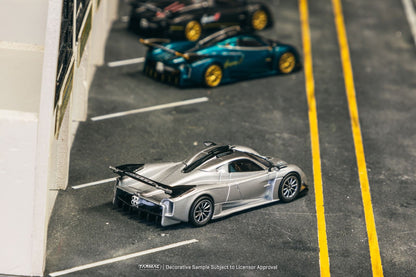 Tarmac Works Pagani Huayra R Satin Silver T64G-TL035-SL 1/64 Diecast