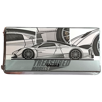Tarmac Works Pagani Huayra R Satin Silver T64G-TL035-SL 1/64 Diecast