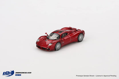 BBR Pagani Utopia Dubai Red BBRDIE6431 1/64 Die Cast