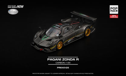 *Pre-Order* Pop Race Pagani Zonda R Carbon PR640125 1/64 Diecast
