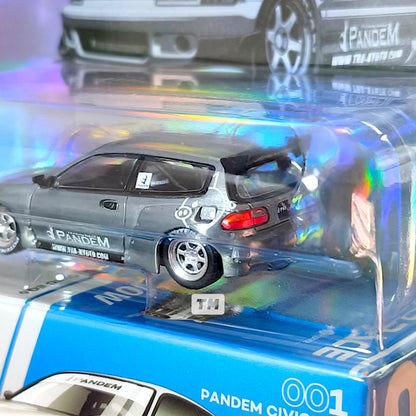 CHASE! Pop Race Pandem Civic EG6 V1.5 CHASE Metallic Blue PRE001 1/64 Diecast