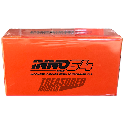 Pop Race Inno64 Pandem EG6 & 190E 2.5-16 Evolution II IDE 2025 Dinner Car 1/64 Diecast