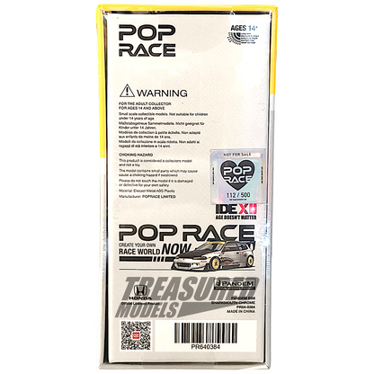 Pop Race Inno64 Pandem EG6 & 190E 2.5-16 Evolution II IDE 2025 Dinner Car 1/64 Diecast