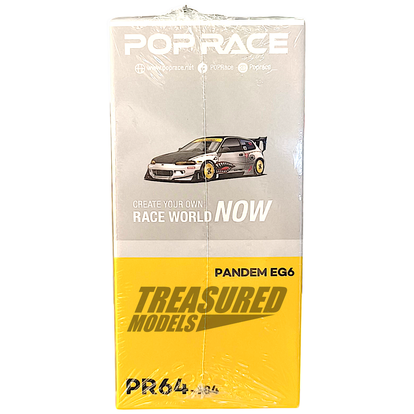 Pop Race Inno64 Pandem EG6 & 190E 2.5-16 Evolution II IDE 2025 Dinner Car 1/64 Diecast