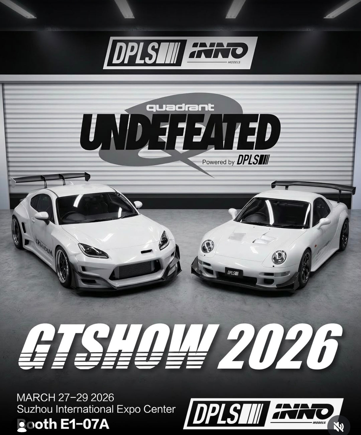 Inno64 Pandem GR86 DPLS Undefeated x Quadrant GT Show 2026 China 1/64 Diecast