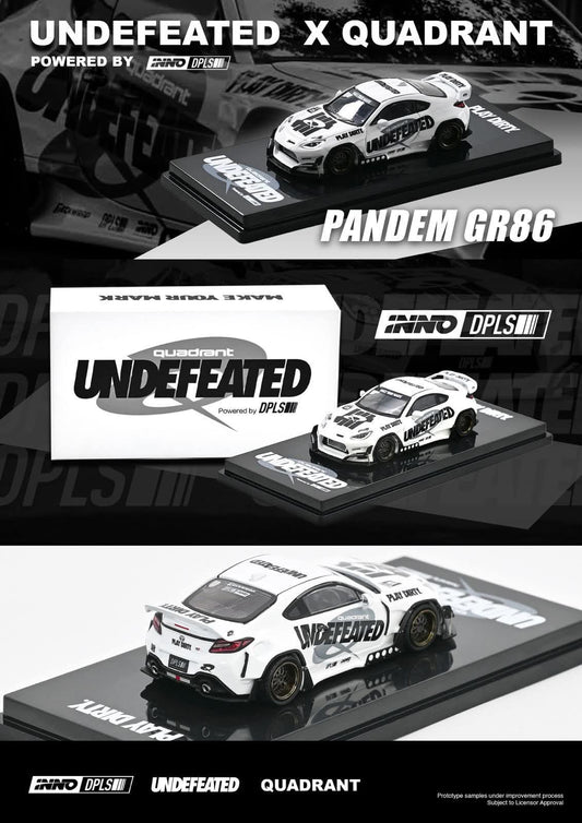 Inno64 Pandem GR86 DPLS Undefeated x Quadrant GT Show 2026 China 1/64 Diecast