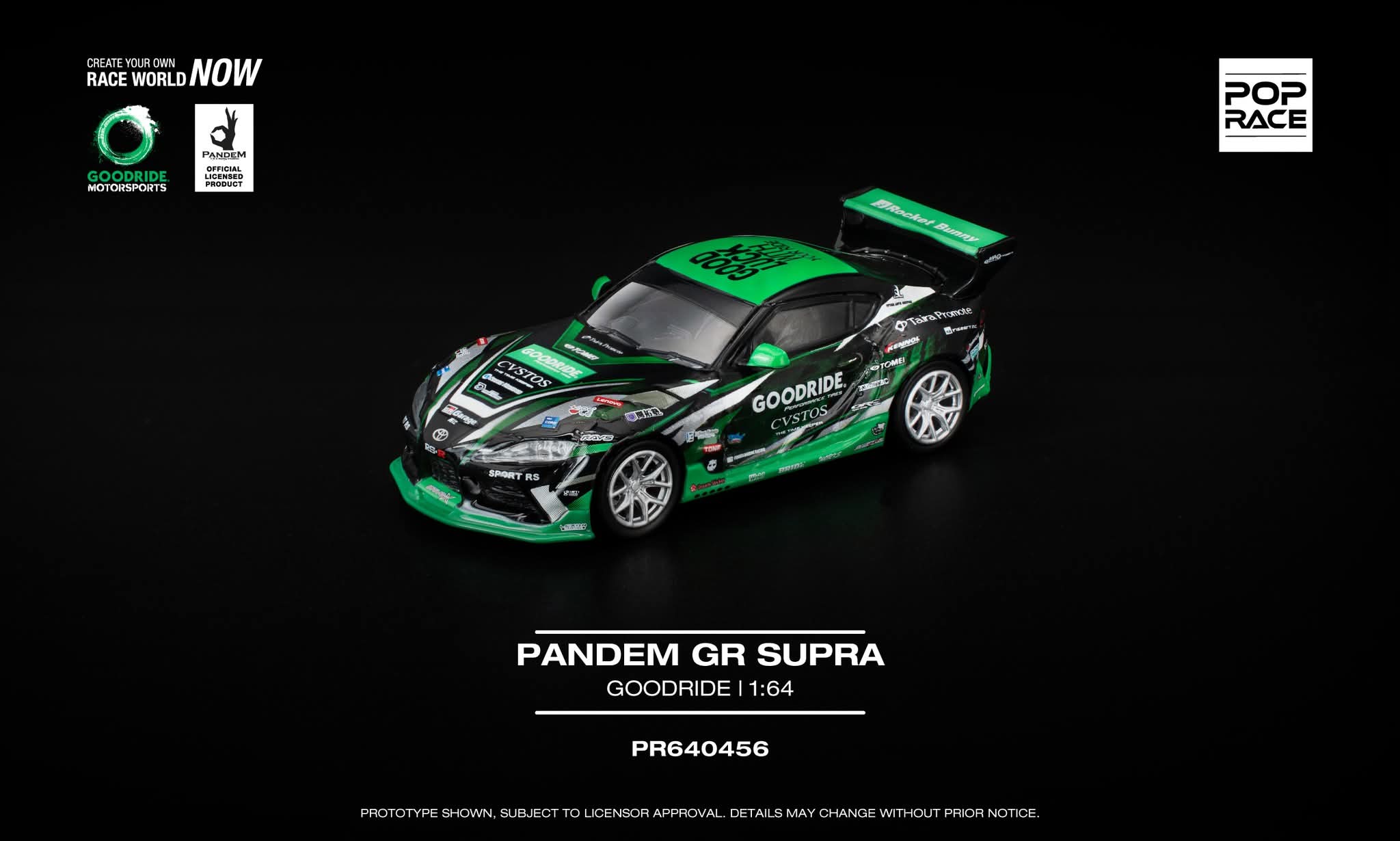 Pre-Order] Pop Race Pandem GR Supra GoodRide PR640456 1/64 Diecast