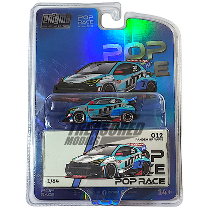 CHASE! Pop Race Pandem GR Yaris Auto Finesse Chase Blister Packaging 1/64 Diecast