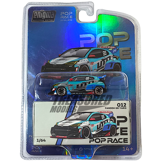 CHASE! Pop Race Pandem GR Yaris Auto Finesse Chase Blister Packaging 1/64 Diecast
