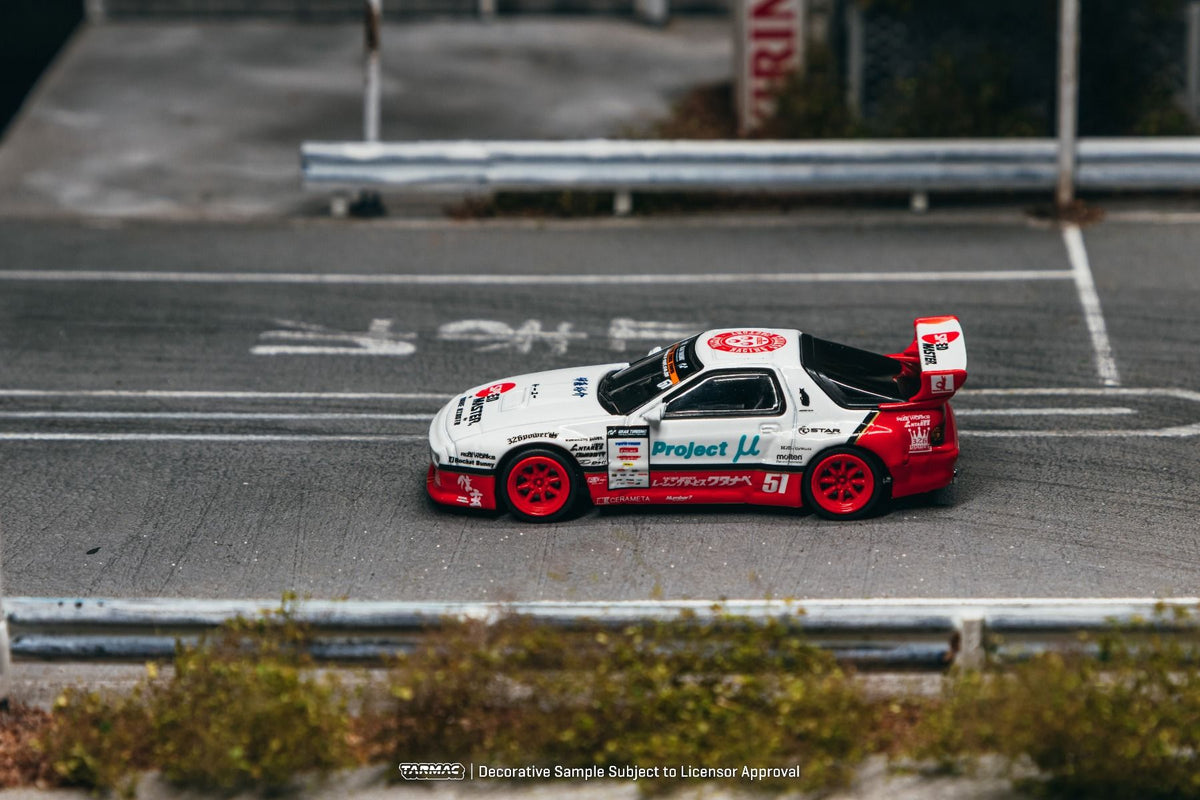 [Pre-Order] Tarmac Works Pandem Mazda RX-7 FC3S Watanabe T64-066-WA 1/64 Diecast