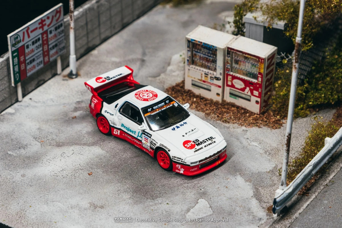 [Pre-Order] Tarmac Works Pandem Mazda RX-7 FC3S Watanabe T64-066-WA 1/64 Diecast