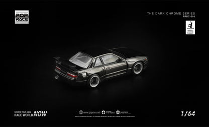 [Pre-Order] Pop Race Pandem S13 Dark Chrome PRDC010 1/64 Diecast