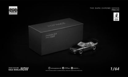 [Pre-Order] Pop Race Pandem S13 Dark Chrome PRDC010 1/64 Diecast