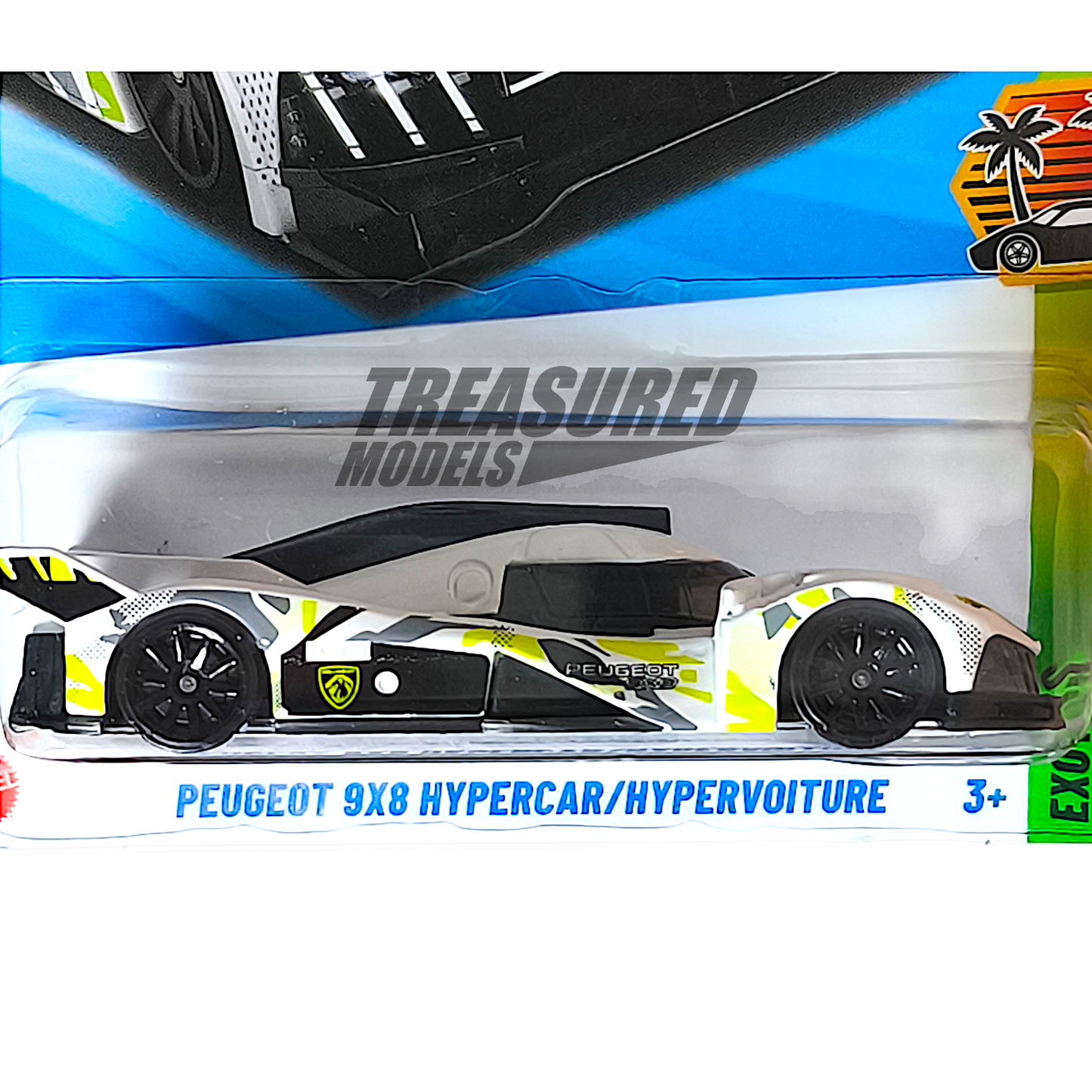 Hot Wheels Peugeot 9X8 Hypercar White 2025 Main Line HW Exotics 1/64 Diecast