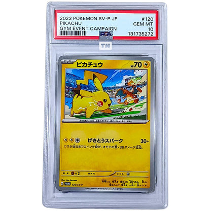 Pokemon [PSA10] Pikachu GYM Event Campaign Promo 2023 SV-P JP 120