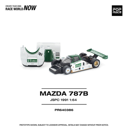 Pop Race Mazda 787B JSPC 1991 PR640386 1/64 Diecast