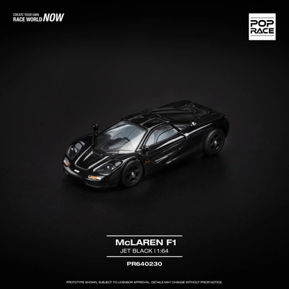 Pop Race McLaren F1 Jet Black PR640230 1/64 Diecast