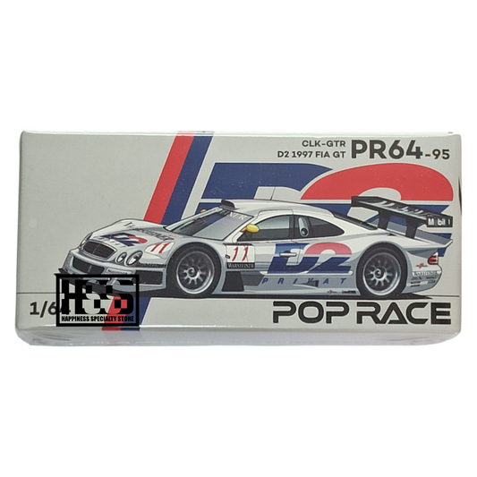 Pop Race Mercedez Benz CLK-GTR D2 1997 FIA GT 2024 PR64-95 1/64 Die Cast