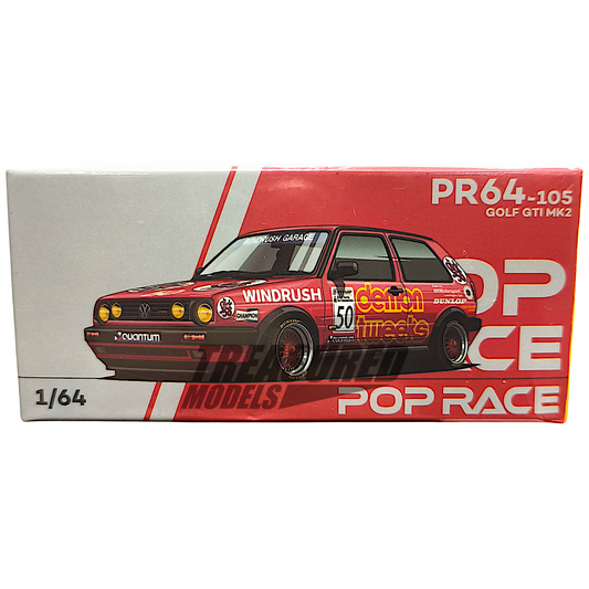 Pop Race Volkswagen Golf GTI MK2 Golf Team Demon Tweeks BTCC 1988 PR640105 1/64 Diecast