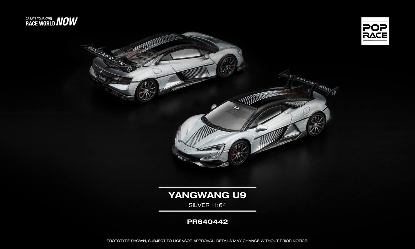 Pop Race YangWang U9 Silver PR640442 1/64 Diecast