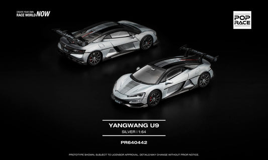 Pop Race YangWang U9 Silver PR640442 1/64 Diecast
