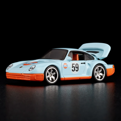 *Pre-Order* Hot Wheels Porsche 1986 959 Gulf 2025 Premium RLC 1/64 Die Cast