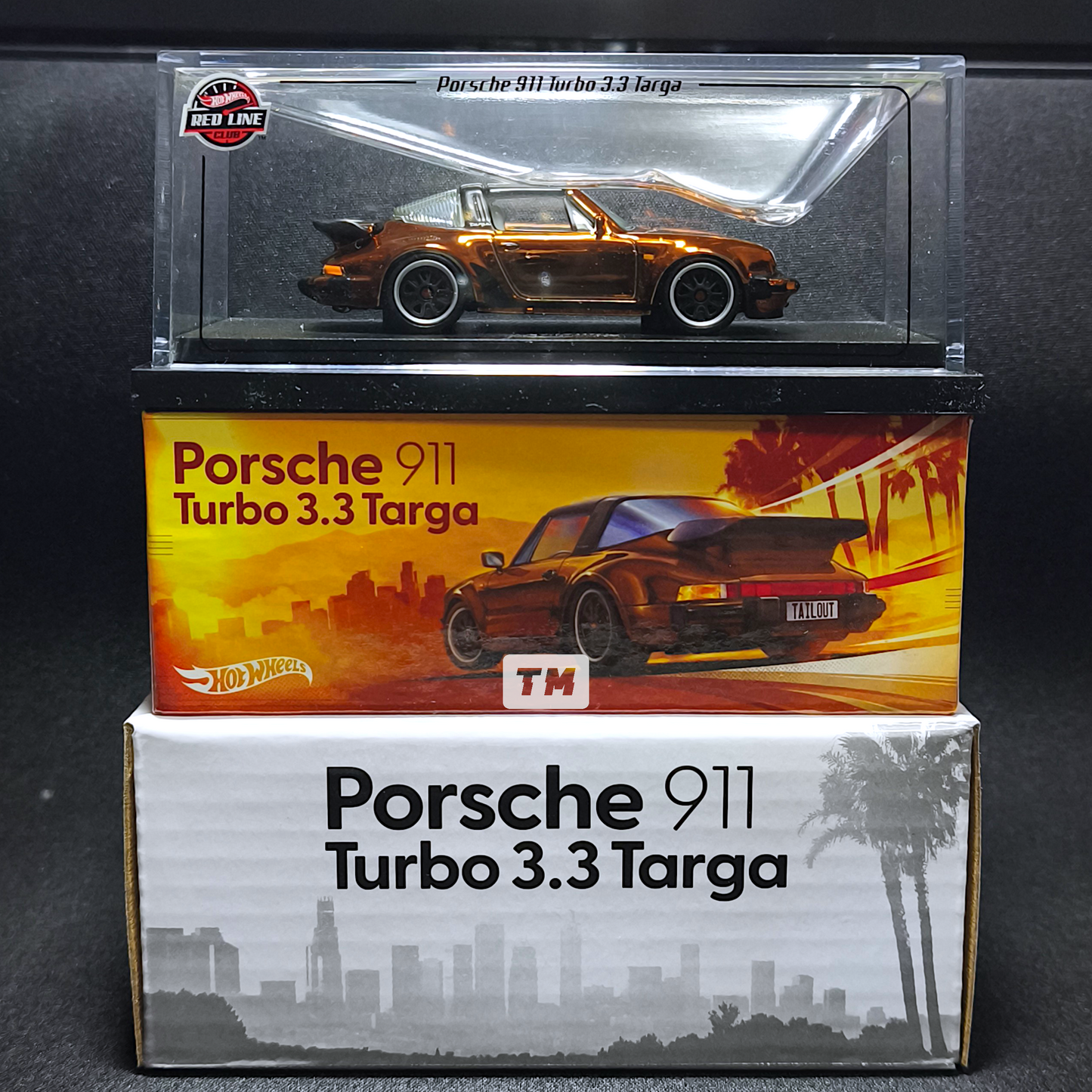 Hot Wheels Porsche 1988 911 Targa Turbo Spectraflame Brown 2026 RLC 1/64 Diecast
