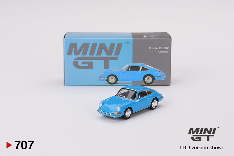 Mini GT Porsche 901 1963 'Quickblau' MGT00707 1/64 Diecast