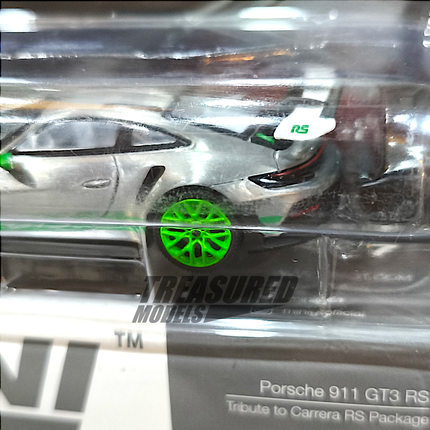 Mini GT CHASE Porsche 911 992 GT3 RS Tribute to Carrera RS Package Blister Packaging MGT00827 1/64 Diecast