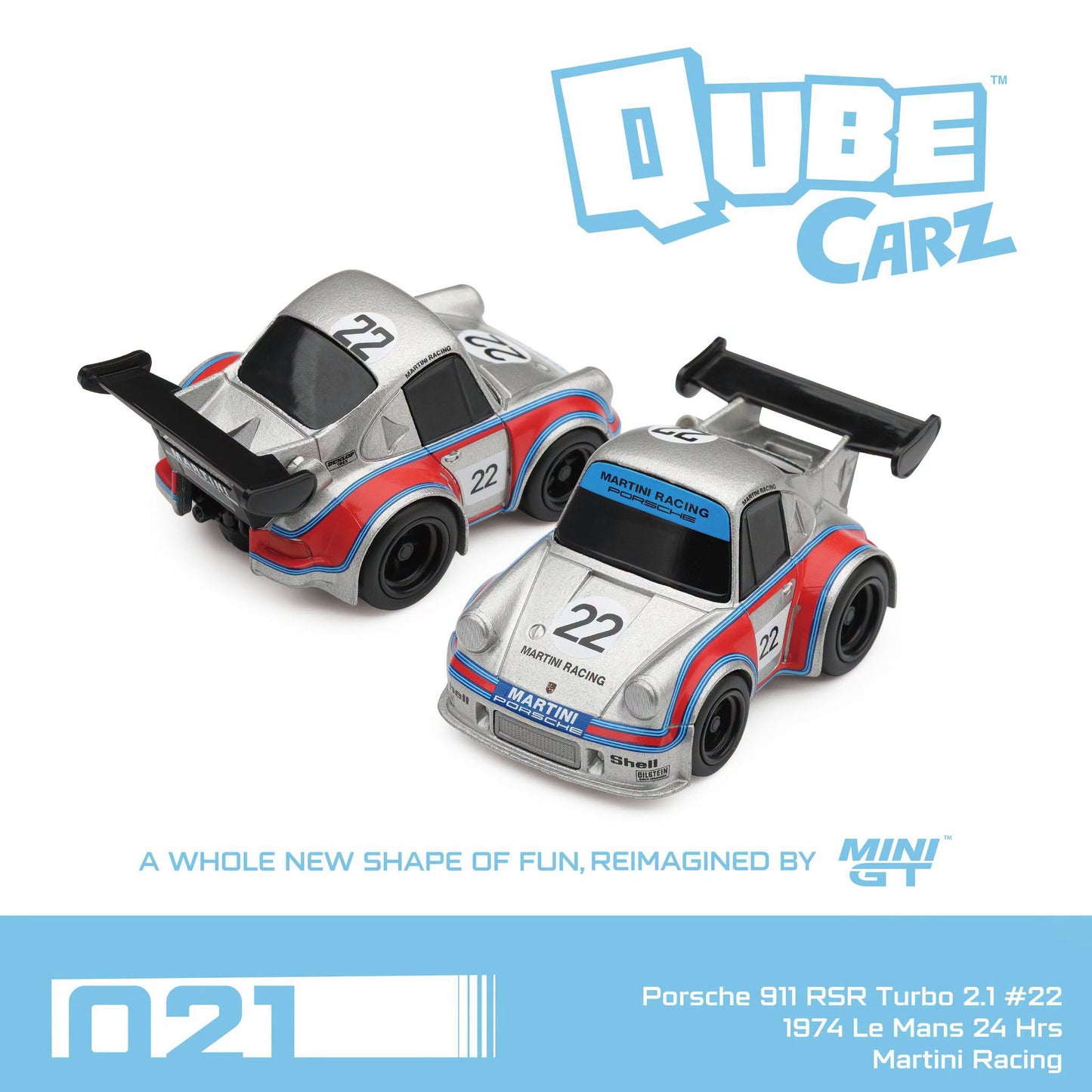 [Pre-Order] Qube Carz Porsche 911 Carrera RSR Turbo 2.1 #21 Le Mans 1974 021 QZ00801-BL 1/64 Diecast
