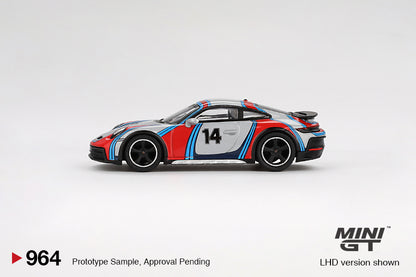 Mini GT Porsche 911 Dakar Ice Grey Metallic Rally 1978 MGT00964 1/64 Die Cast