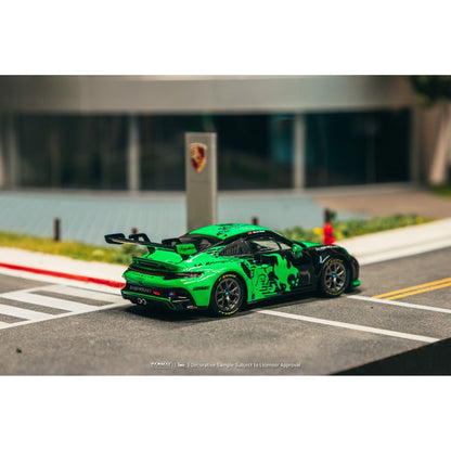 Tarmac Works Porsche 911 GT3 Cup (992) Fire Monkey Motorsport 1/64 Diecast