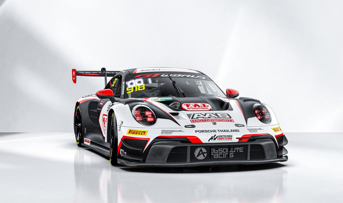 [Pre-Order] Almost Real AR Box Porsche 911 GT3 R 2026 GT World Challenge Asia Sepang Absolute Racing #918 51 640004111 1/64 Diecast