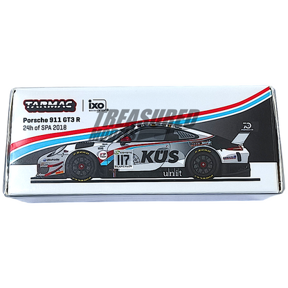 Tarmac Works Porsche 911 GT3 R 24h of SPA 2018 E. Bamber T.Bernherd L.Vanthoor 7-Eleven Taiwan Store Exclusive 1/64 Diecast
