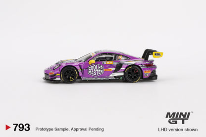 Mini GT Porsche 911 GT3 R 27 HubAuto Racing 2023 FIA GT World Cup 70th Macau Grand Prix MGT00793 1/64 Die Cast