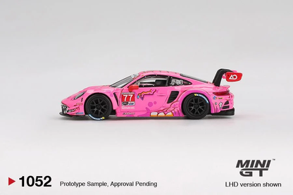 *Pre-Order* Mini GT Porsche 911 GT3 R #77 AO Racing 2024 IMSA Road America (Blister Packaging)1/64 Die Cast
