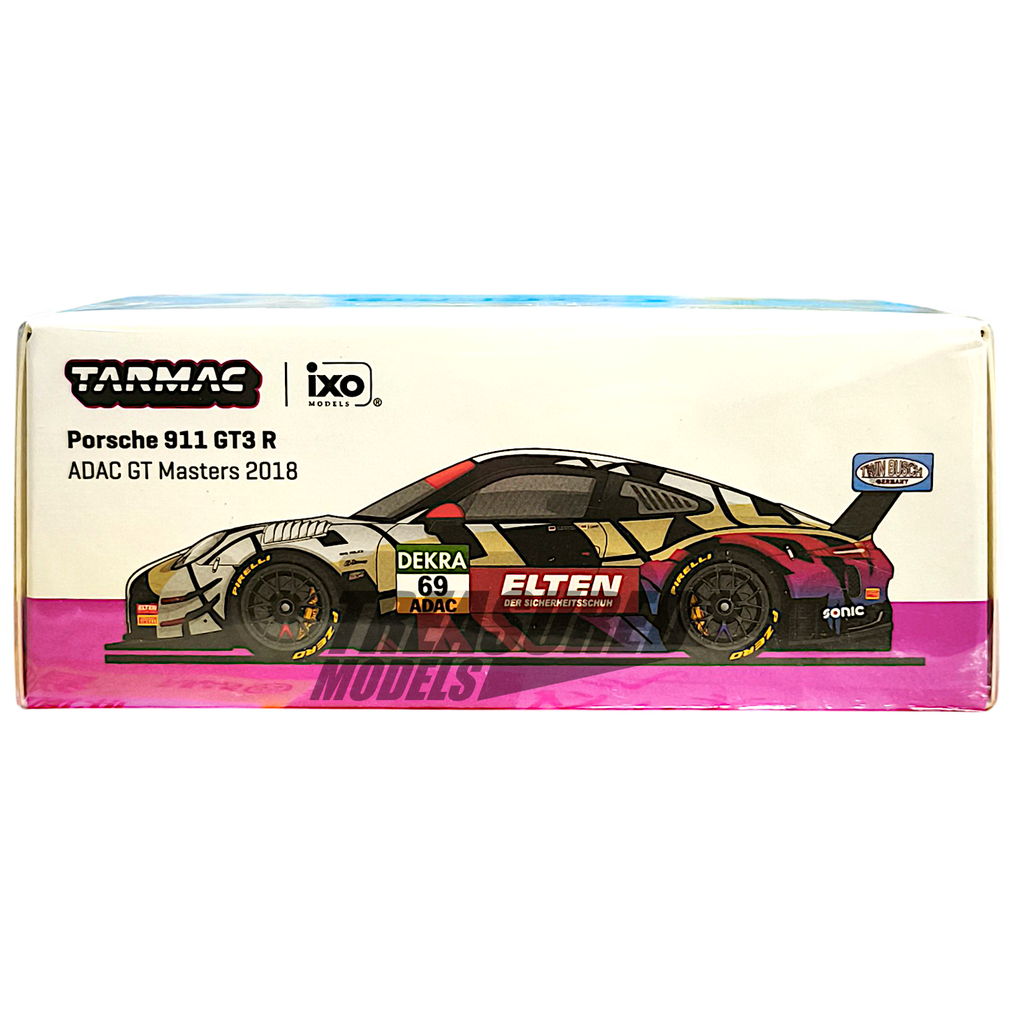 Tarmac Works Porsche 911 GT3 R ADAC GT Masters 2018 Taiwan 7-Eleven T64-032-18GTM69 1/64 Diecast