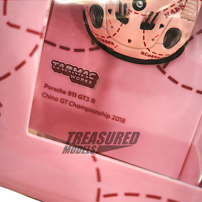 Tarmac Works Porsche 911 GT3 R China GT Championship 2018 T64G-032-18CGT991 1/64 Diecast