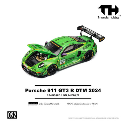 *Pre-Order* Trends Hobby Porsche 911 GT3 R DTM 2024 GRN 241084B 1/64 Diecast