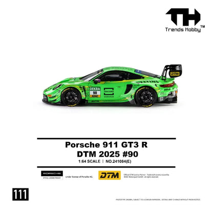 [Pre-Order] Trends Hobby Porsche 911 GT3 R DTM 2025 #90 241084E 1/64 Diecast